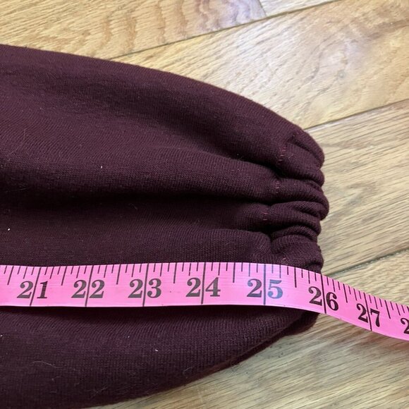 Vintage Champion Reverse Weave Warmup Sweatpants Gusset Mens M Red Made in USA - Picture 8 of 8